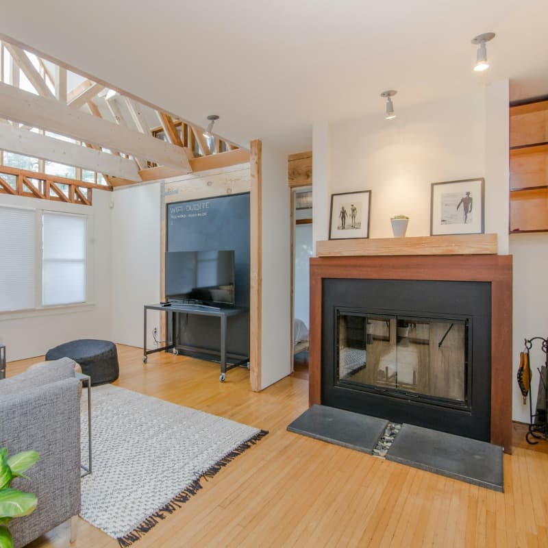 image of a recently remodeled living room